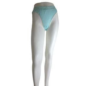 Vintage Myonne Blue Hi Leg Panties Bloomers Size 6 NEW